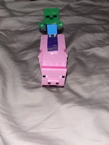 LEGO Minecraft: BigFig Pig with Baby Zombie - Picture 1 of 6