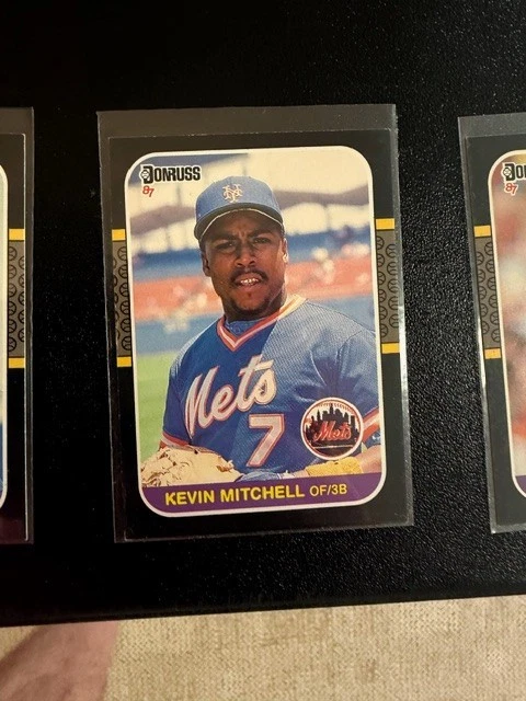 Tarjeta de béisbol 1987 Donruss MLB New York Mets Kevin Mitchell #599 Foto 1 de 1