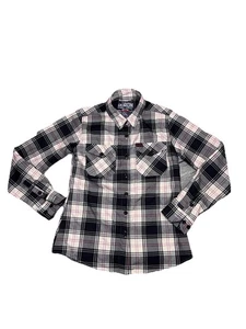 Camisa manga larga de franela Dixxon "Cro Mags" Alpha Omega mediana para mujer nueva sin etiquetas - Imagen 1 de 7