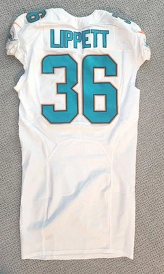 托尼·利佩特 迈阿密 多林斯 Nike 比赛队 发售 未使用 2015 白色球衣 LOA — 第 1/4 张图片