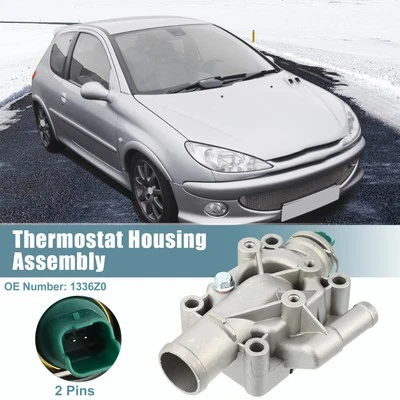Car Coolant Thermostat Housing Assembly No.1336Z0 for Peugeot 206 2003-2009 - Image 1 of 4
