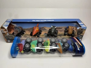 DINOSAURS  Vehicles 2 Different Sets 9 Cars Total - Picture 1 of 8