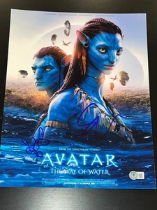 SAM WORTHINGTON ZOE SALDANA SIGNED AUTOGRAPH 11x14 PHOTO AVATAR BECKETT BAS X3 - Picture 1 of 3