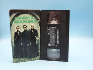 Matrix Reloaded VHS 2003 Sci-Fi Action Keanu Reeves Morpheus - Imagen 1 de 5