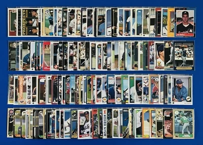 Lote de (129) tarjetas de novato de béisbol MLB de 1985 a 1997 - sin engaños; ¡cargadas con estrellas! Foto 1 de 4