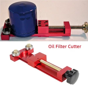 Cortador de filtro de aceite de aleación 66490 rojo para rango de corte de filtro de 2" a 5-7/8" - Imagen 1 de 13