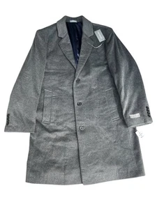 Abrigo Michael Kors Para Hombre 38S Ajuste Moderno Lana Cachemira Gris Oscuro Brezo $495 - Imagen 1 de 10