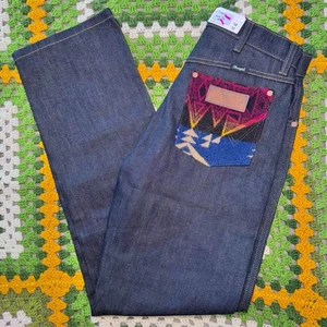 NWT Pendleton x Wrangler Jeans 30 x 32 Dark Blue Retro Slim Straight Cowboy - Picture 1 of 8
