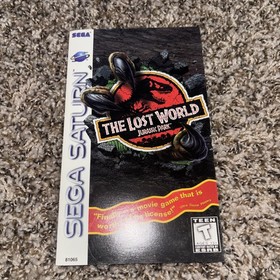 The Lost World Jurassic Park (Sega Saturn) Manual ONLY