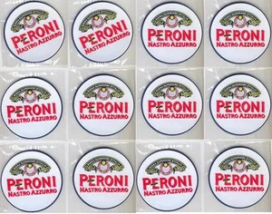 PERONI 12 BEER BAR TOP SPILL MAT RUBBER COASTERS NEW - Picture 1 of 1
