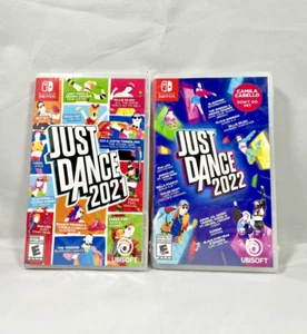 Just Dance Nintendo Switch 2021 and 2022 Bundle 2 Count Brand New Sealed - Picture 1 of 4