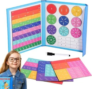 1 ensemble de dalles magnétiques pour calcul de fraction, ressources - Photo 1/6