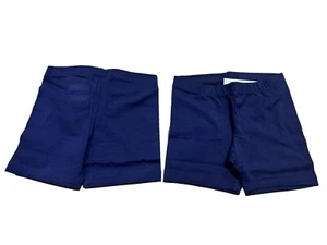 Cat & Jack 2pk Bike Shorts- Navy S (6-6X) - Picture 1 of 1