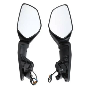 Rear View Mirrors LED Turn Signal Fit For Kawasaki NINJA H2 2015-2024 - Foto 1 di 10