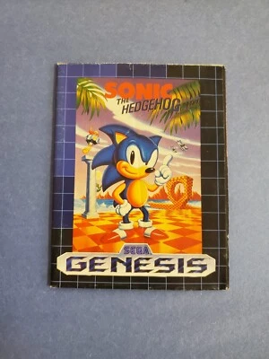  RARE! Sega Genesis Insert Poster  Sonic The Hedgehog Genesis - Image 1 of 2