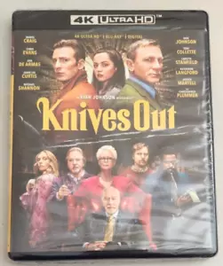 NEW Knives Out 4K Ultra HD Blu-ray Lionsgate Daniel Craig Chris Evans SEALED - Picture 1 of 1