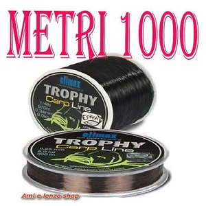 FILO PESCA 030 1000 mt DA CARP FISHING CARSON NERO CLIMAX MONOFILO PER MULINELLO - Foto 1 di 1