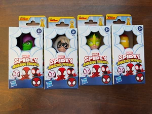 Marvel Spidey & His Amazing Friends (4) 4" Figures NEW IN BOXES - Picture 1 of 2