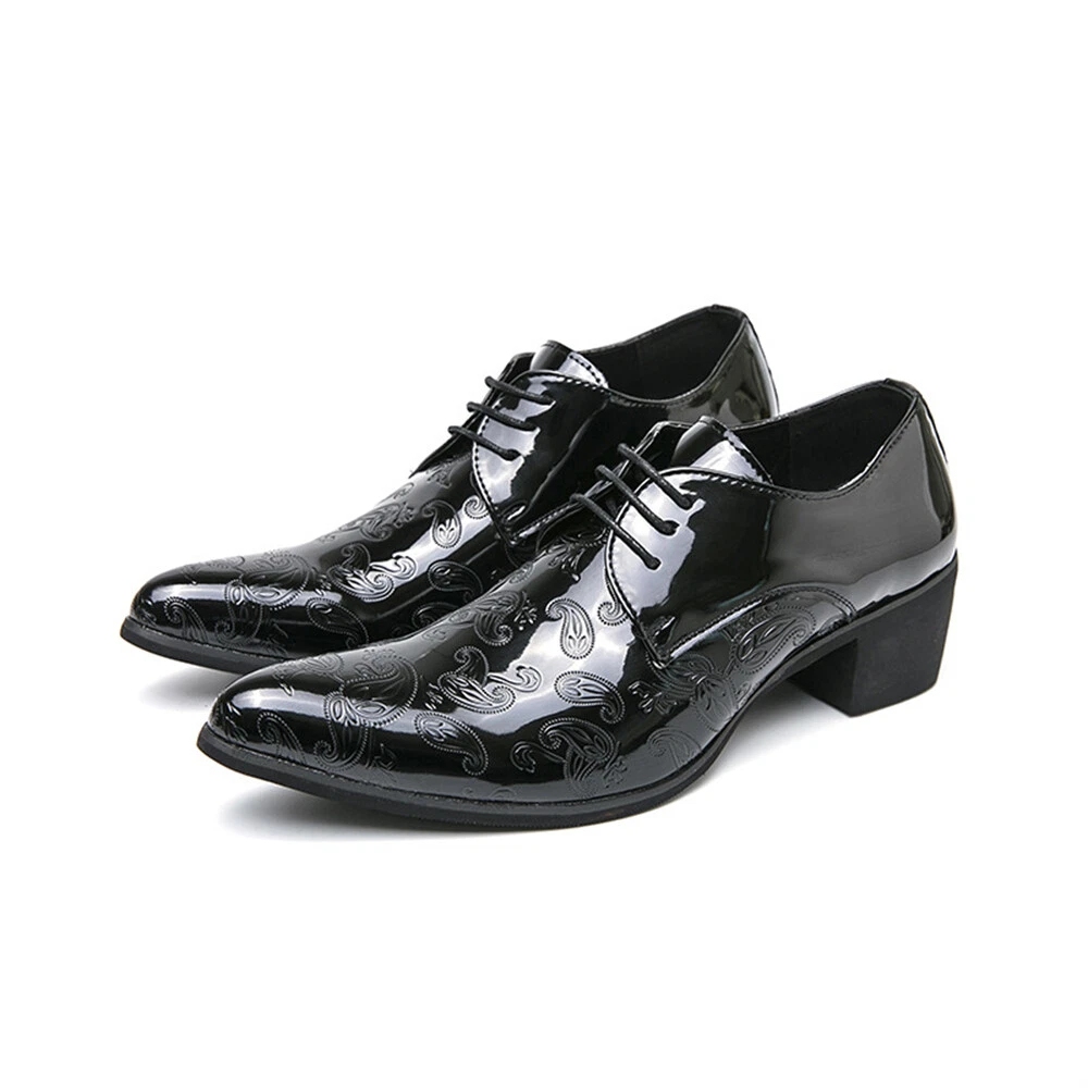 Zaylee Herren Vintage Abendschuhe Gold Lederschuhe  Produktbild-Vorschau 8