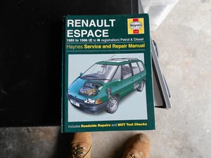 Renault Espace Haynes Manual 1985 to 1996 (C to N reg) Petrol & Diesel Models - Picture 1 of 6