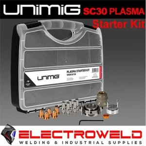 Kit de inicio de antorcha de plasma UNIMIG SC30 corte víbora 30 pistola de soldadura repuestos puntas UMSK30 - Imagen 1 de 9