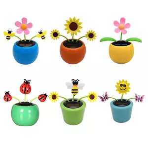 Solar Dancing Toy Flower Assorted Style Solar Powered Dancing Flower Bobblehead - Picture 1 of 18