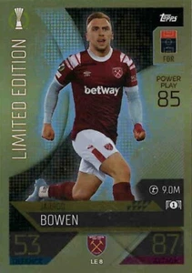 Topps Match Attax Champions League 22/23 Limited Edition LE 8 Jarrod Bowen LE8 - Imagen 1 de 1