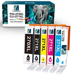 PACK DE 5 tintas de impresora PGI-270 CLI-271 XL para Canon PIXMA MG5720 MG6820 MG6821 MG6822 - Imagen 1 de 6