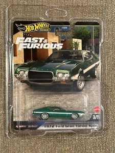 Hot Wheels Premium Fast & Furious '72 FORD GRAN TORINO SPORT,Free Shipping ! - Picture 1 of 6