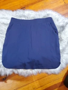 Croft & Barrow Mediano Azul Bolsillos Falda Corta Pantalones Cortos Golf Tenis - Imagen 1 de 9