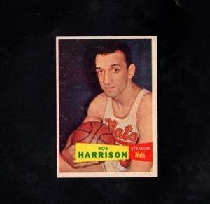 1957-58 Topps Basketball No 63 Bob Harrison EXMT+ - Picture 1 of 2