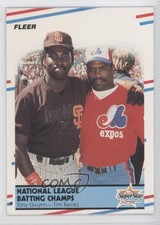 1988 Fleer Tony Gwynn Tim Raines #631 HOF
