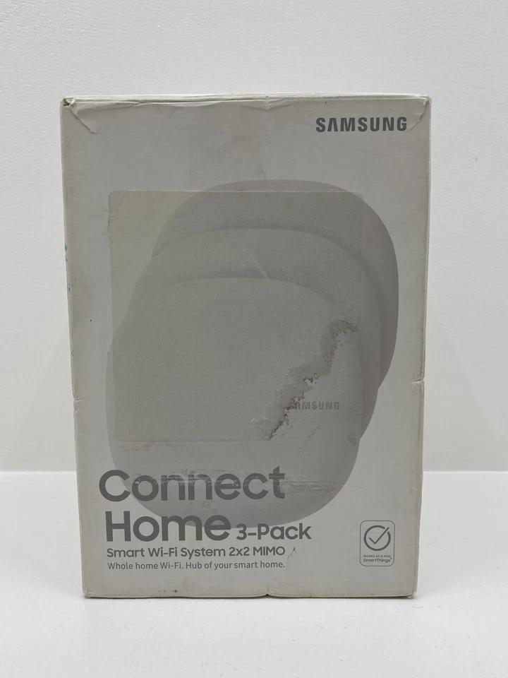 Samsung CONNECT HOME 3-Pack Smart Whole Home Wi-Fi System 2x2 MIMO (ET-WV520)  - Image 1 of 4