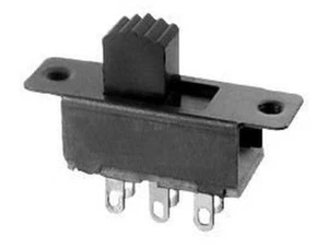 DPDT Miniature Slide Switch ON-ON 120V 0.1A 100mA. Pack of 1, 6 or 10. FREE POST - Picture 1 of 2