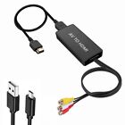 Rca To Hdmi Converter, Composite To Hdmi Adapter Av To Hdmi Support 1080P Pal...