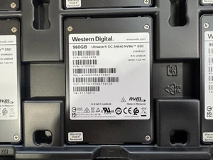 Western Digital 960GB 2.5" NVMe 3.1 SN640 WUS4BB096D7P3E1 100% Health 550 Hours - Picture 1 of 1