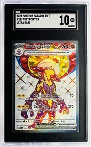2023 Pokemon Paradox Rift #227 Toxtricity EX Ultra Rare SGC 10 GEM MT - Bild 1 von 2