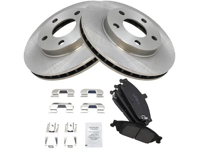 Kit de pastillas de freno y rotor delantero TRQ para Oldsmobile Cutlass 1997-1999 62TDWQ Foto 1 de 1