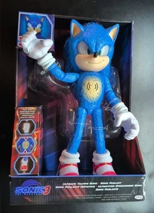 2024 JAKKS - Sonic the Hedgehog 3- ULTIMATE TALKING SONIC 14in Figure NEW Works - Picture 1 of 6