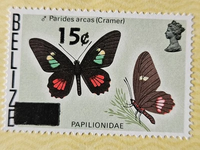 BELIZE 1979 15c Revaluation (Scott 426; SG 486) FISCAL - Image 1 of 3