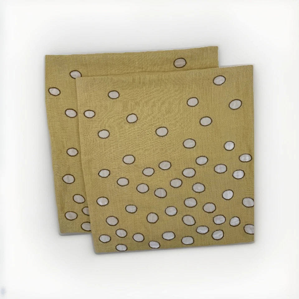 Par de Fundas de Almohada Kevin O'Brien 100% Lino Hechas en Nepal 20 x 20 Foto 1 de 4