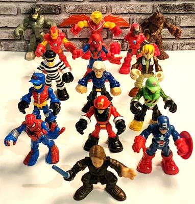 Figuras de ação Star Wars Transformers Marvel Super Hero Squad Hasbro Playskool - Imagem 1 de 4