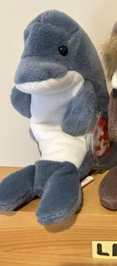 ECHO dolphin Ty Beanie Babies 8" new - Picture 1 of 2
