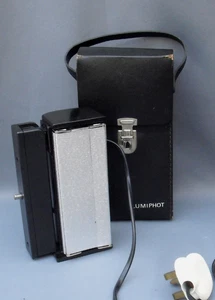 Vintage Lumiphot 1000W flash light lamp photographic lamp in case WORKS - Picture 1 of 9