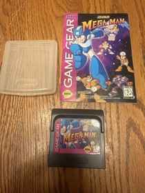 Mega Man Megaman Sega Game Gear Capcom Cartridge & Manual Authentic Tested