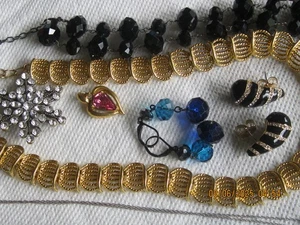 VTG-Modern Jewelry Pendant Charm Craft Mixed Materials - Picture 1 of 5