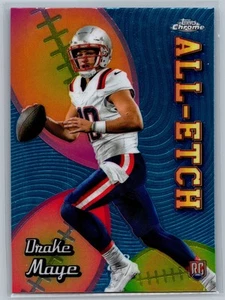 2024 Topps Chrome #CAE-DM Drake Maye All-Etch RC Rookie New England Patriots - Bild 1 von 2