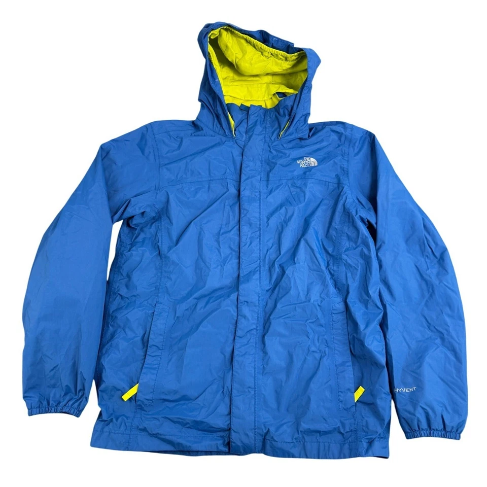 Chaqueta con capucha azul HyVent de The North Face para niños talla XL TG 18 20 Foto 1 de 4