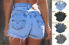 Short vintage femme Levis denim taille haute jeans pantalon chaud toutes tailles coupes