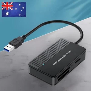 USB 3.0 Type C Memory Card Writers Memory Smart Card Readers 4 in 1 SD TF CF MS - Afbeelding 1 van 23